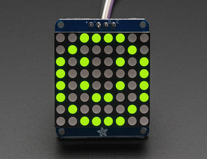 Adafruit Small 1.2" 8x8 LED Matrix w/I2C Backpack - Red or Green - Chicago Electronic Distributors
 - 2