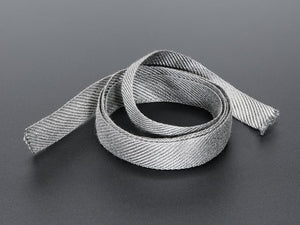Stainless Steel Conductive Ribbon - 17mm wide 1 meter long - Chicago Electronic Distributors
