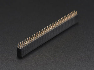 0.1" 2x36-pin Strip Straight Socket (Female) Header (5 pack) - Chicago Electronic Distributors
