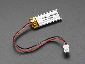 Lithium Ion Polymer Battery - 3.7v 100mAh - Chicago Electronic Distributors
