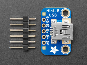 Adafruit USB Mini-B Breakout Board
