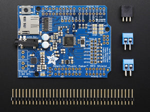 Adafruit "Music Maker" MP3 Shield for Arduino w/3W Stereo Amp - Chicago Electronic Distributors
 - 2