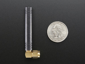 Right-angle Mini GSM/Cellular Quad-Band Antenna - 2dBi SMA Plug - Chicago Electronic Distributors
 - 3
