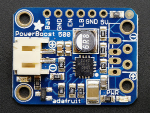 PowerBoost 500 Basic - 5V USB Boost @ 500mA from 1.8V+ - Chicago Electronic Distributors
 - 6