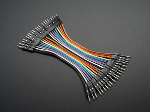 Premium Male/Male Jumper Wires - 20 x 3" (75mm) - Chicago Electronic Distributors
