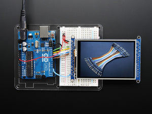 3.5" TFT 320x480 + Touchscreen Breakout Board w/MicroSD Socket - HXD8357D - Chicago Electronic Distributors
 - 5