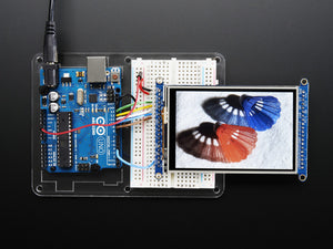 3.5" TFT 320x480 + Touchscreen Breakout Board w/MicroSD Socket - HXD8357D - Chicago Electronic Distributors
 - 4