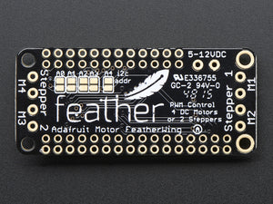 DC Motor + Stepper FeatherWing Add-on For All Feather Boards - Chicago Electronic Distributors
 - 2