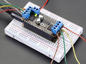 DC Motor + Stepper FeatherWing Add-on For All Feather Boards - Chicago Electronic Distributors
 - 4