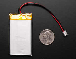 Lithium Ion Polymer Battery - 3.7v 1200mAh - Chicago Electronic Distributors
 - 2
