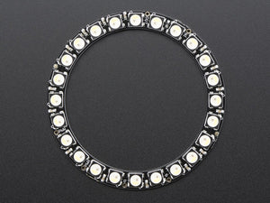 NeoPixel Ring - 24 x 5050 RGBW LEDs w/ Integrated Drivers - Natural White - ~4500K - Chicago Electronic Distributors
 - 3
