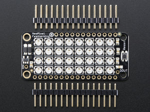 NeoPixel FeatherWing - 4x8 RGB LED Add-on For All Feather Boards - Chicago Electronic Distributors
 - 3
