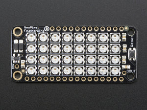 NeoPixel FeatherWing - 4x8 RGB LED Add-on For All Feather Boards - Chicago Electronic Distributors
 - 5