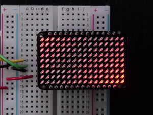 LED Charlieplexed Matrix - 9x16 LEDs - Red - Chicago Electronic Distributors

