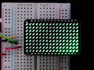 LED Charlieplexed Matrix - 9x16 LEDs - Green - Chicago Electronic Distributors
