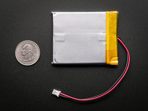 Lithium Ion Polymer Battery - 3.7v 2500mAh - Chicago Electronic Distributors
 - 1
