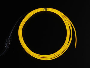 High Brightness Yellow Electroluminescent (EL) Wire - 2.5 meters - Chicago Electronic Distributors
