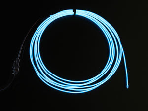 High Brightness White Electroluminescent (EL) Wire - 2.5 meters - Chicago Electronic Distributors

