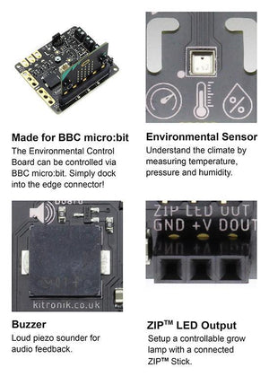 Kitronik Environmental Control Board for BBC micro:bit