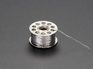 Stainless Thin Conductive Thread - 2 ply - 23 meter/76 ft - Chicago Electronic Distributors
