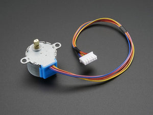 Small Reduction Stepper Motor - 5VDC 32-Step 1/16 Gearing - Chicago Electronic Distributors
