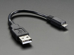 USB cable - 6" A/MicroB - Chicago Electronic Distributors
