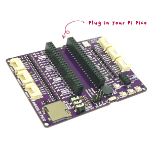 Maker Pi Pico Base (without Pico): Simplifying Pi Pico for Beginners