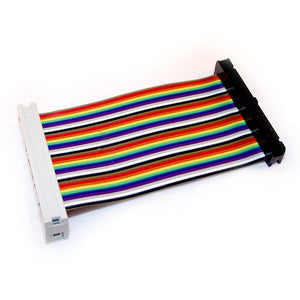 40 Way GPIO Rainbow Extender Cable - Male to Female - Chicago Electronic Distributors
 - 3