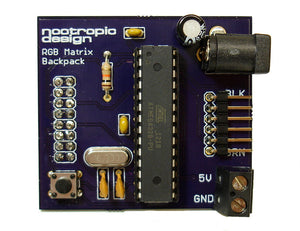 Nootropic RGB Matrix Backpack Kit for 16x32 Panel v1 - Chicago Electronic Distributors
 - 1