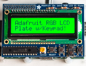 Adafruit RGB Positive 16x2 LCD+Keypad Kit for Raspberry Pi - Chicago Electronic Distributors
 - 4