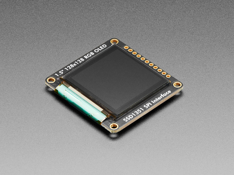 Adafruit OLED Breakout Board - 16-bit Color 1.5" w/microSD holder