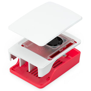 Raspberry Pi Case for Pi 5 Red/White