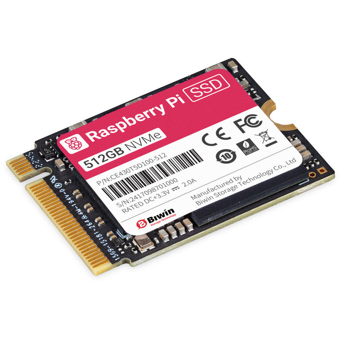 Raspberry Pi NVMe SSD - 512GB