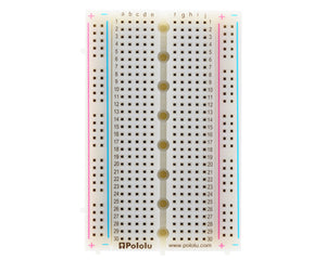 Half size breadboard with mounting holes