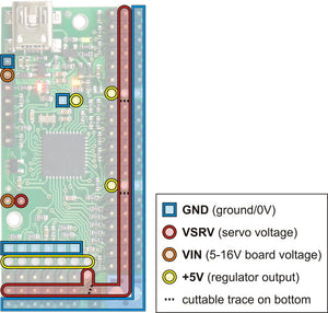 Mini Maestro 12-Channel USB Servo Controller (Assembled) - Chicago Electronic Distributors
 - 16