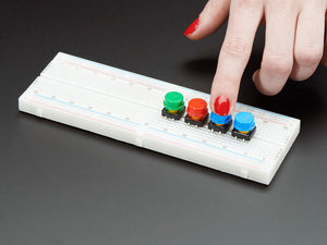 Adafruit Colorful Round Tactile Button Switch Assortment - 15 pack