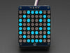 Adafruit Small 1.2" 8x8 LED Matrix w/I2C Backpack - Blue - Chicago Electronic Distributors
