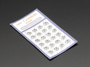 Adafruit Sewable Snaps - 5mm Diameter - Card of 24
