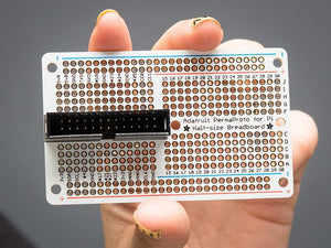 Adafruit Half-size Perma-Proto Raspberry Pi Breadboard PCB Kit - Chicago Electronic Distributors

