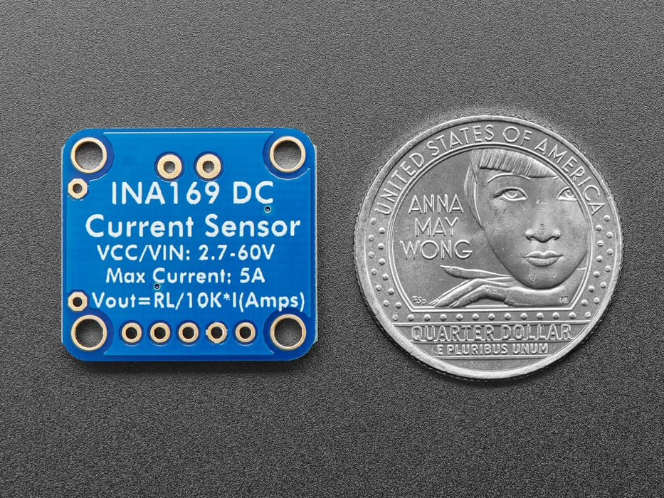 Ina169 Current Sensor INA169 Analog DC Current Sensor Breakout - 60V 5A Max — Chicago ...