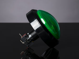 Massive Arcade Button with LED - 100mm Green