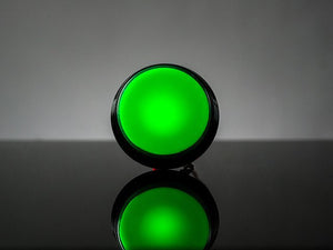 Large Arcade Button with LED - 60mm Green - Chicago Electronic Distributors

