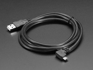 Right Angle USB cable - A/MicroB - Chicago Electronic Distributors
