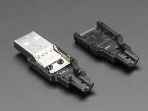 Adafruit USB DIY Connector Shell - Type A Male Plug