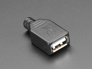 USB DIY Connector Shell - Type A Socket - Chicago Electronic Distributors
