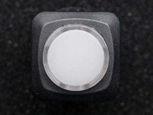 16mm Illuminated Pushbutton - White Latching On/Off Switch