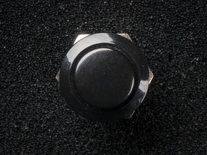 16mm Panel Mount Momentary Pushbutton -  Black