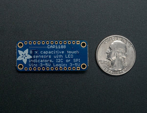 CAP1188 - 8-Key Capacitive Touch Sensor Breakout - I2C or SPI - Chicago Electronic Distributors
 - 1