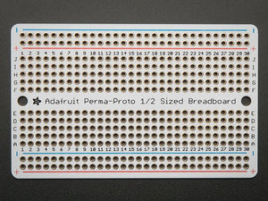 Adafruit Perma-Proto Half-sized Breadboard PCB - Single - Chicago Electronic Distributors
