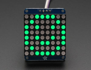 Adafruit Small 1.2" 8x8 LED Matrix w/I2C Backpack - Red or Green - Chicago Electronic Distributors
 - 1